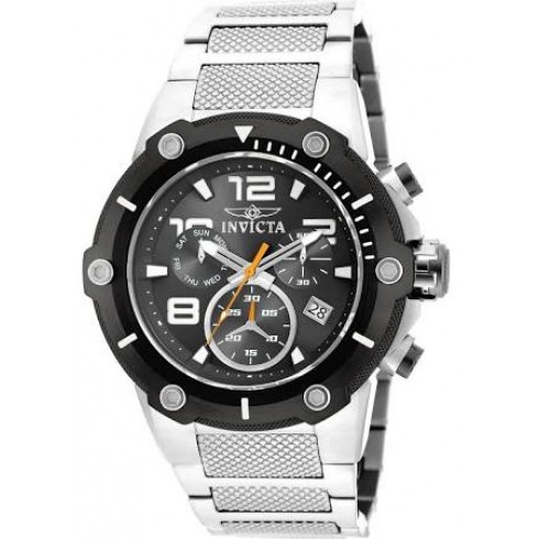Invicta Speedway Chronograph Black Dial Stainless Steel Men's Watch 19528 watches