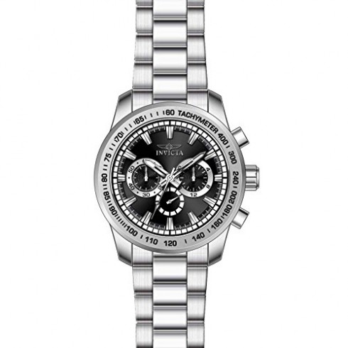 Invicta Speedway Chronograph Black Dial Stainless Steel Men's Watch 21793 watches