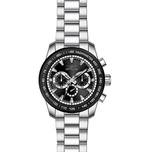 Invicta Speedway Chronograph Black Dial Stainless Steel Men's Watch 21796 watches