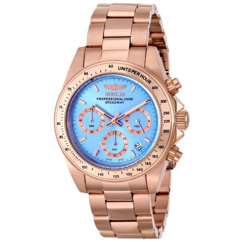 Invicta Speedway Chronograph Blue Dial Rose Gold-plated Ladies Watch 16658 watches