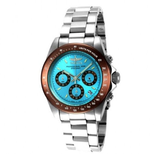 Invicta Speedway Chronograph Blue Dial Stainless Steel Men's Watch 15588 watches