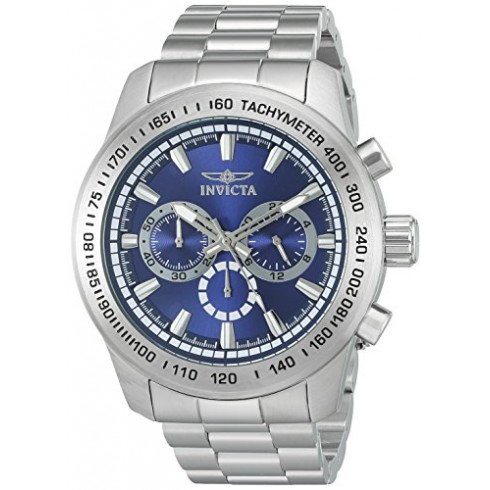 Invicta Speedway Chronograph Blue Dial Stainless Steel Men's Watch 21795 watches