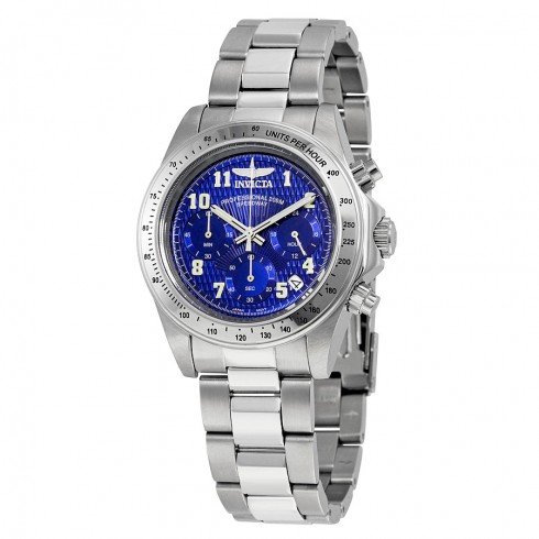 Invicta Speedway Chronograph Blue Dial Strainless Steel Men's Watch 17024 watches