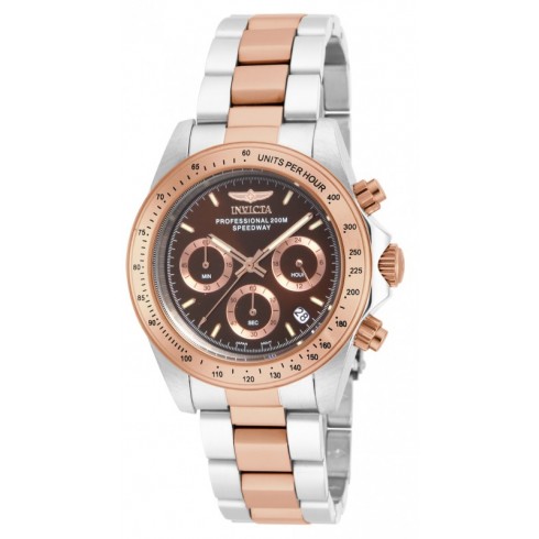Invicta Speedway Chronograph Brown Dial Two-tone Men's Watch 17029 watches