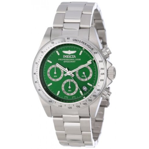 Invicta Speedway Chronograph Green Dial Stainless Steel Men's Watch 14384 watches