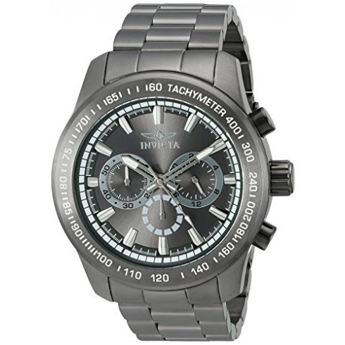 Invicta Speedway Chronograph Grey Dial Gunmetal Ion-plated Men's Watch 21800 watches