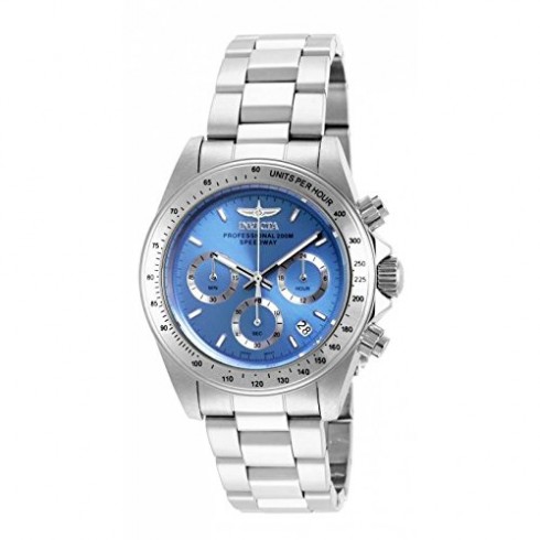 Invicta Speedway Chronograph Light Blue Dial Stainless Steel Ladies Watch 16655 watches