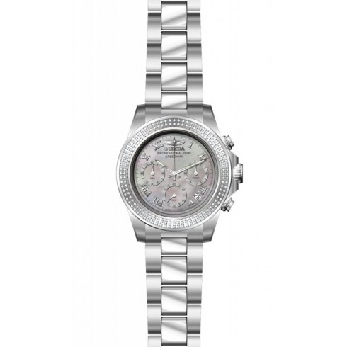 Invicta Speedway Chronograph Mother of Pearl Dial Stainless Steel Men's Watch 16258 watches