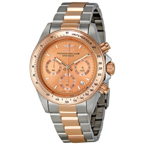Invicta Speedway Chronograph Rose-Gold Tone Two-tone Stainless Steel Men's Watch 6933 watches