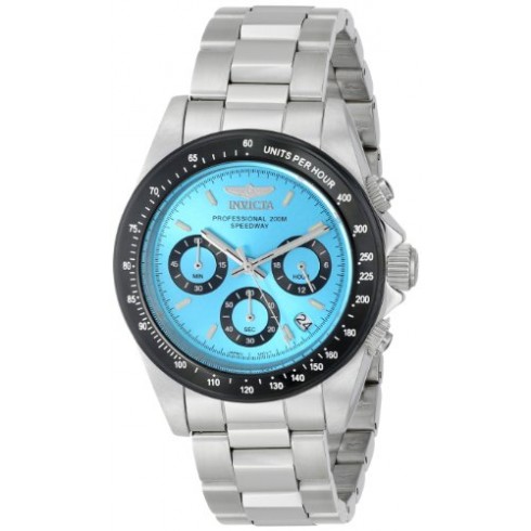 Invicta Speedway Chronograph Turquoise Dial Stainless Steel Men's Watch 15589 watches