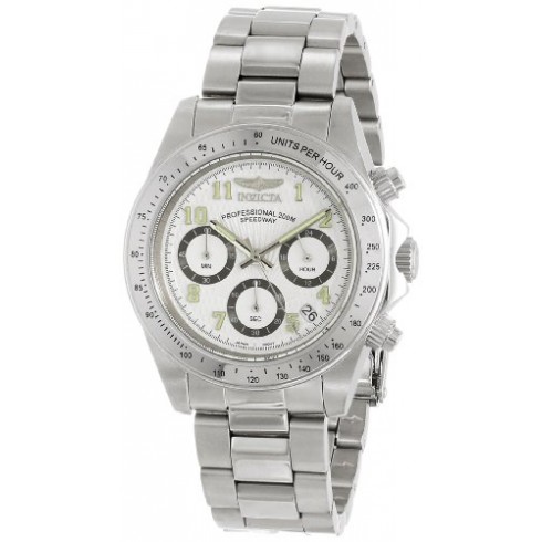 Invicta Speedway Chronograph White Dial Strainless Steel Men's Watch 17023 watches