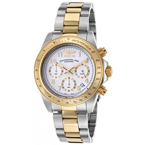 Invicta Speedway Chronograph White Dial Two-tone Men's Watch watches