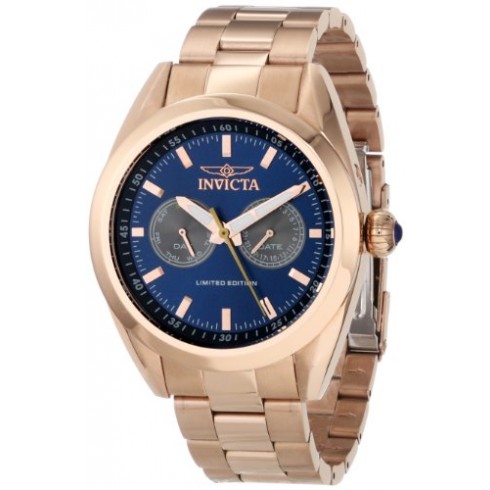 Invicta Speedway Multi-Function Blue Dial 18kt Rose Gold-plated Men's Watch 14711 watches
