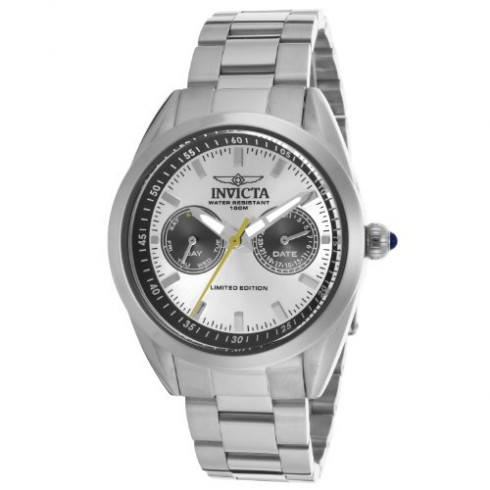 Invicta Speedway Multi-Function Silver Dial Stainless Steel Men's Watch 14706 watches
