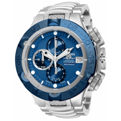 Invicta Subaqua Automatic Chronograph Blue Dial Stainless Steel Men's Watch 12871 watches