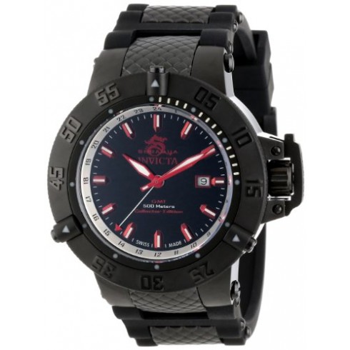 Invicta Subaqua Black Dial Black Polyurethane Men's Watch 13919 watches