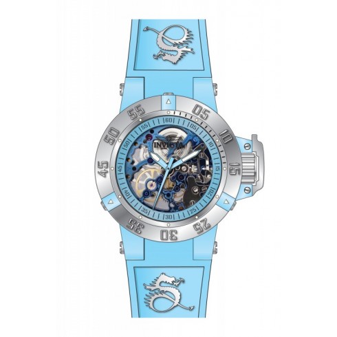 Invicta Subaqua Blue Skeleton Blue Silicone Ladies Watch 17127 watches