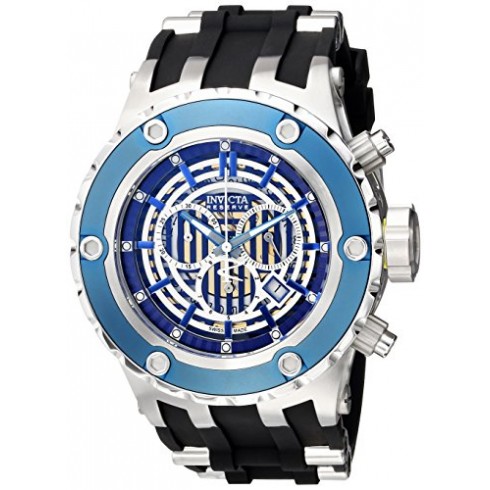 Invicta Subaqua Blue Skeletonized Dial Black Black Rubber Men's Watch 16832 watches