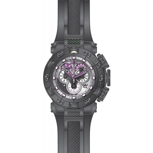 Invicta Subaqua Chronograph Antique Silver Dial Grey Polyurethane Grey Ion-plated Men's Watch 18532 watches