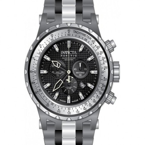 Invicta Subaqua Chronograph Black Carbon Fiber Dial Stainless Steel Men's Watch 12799 watches