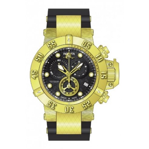 Invicta Subaqua Chronograph Black Dial Black Polyurethane Men's Watch 15799 watches
