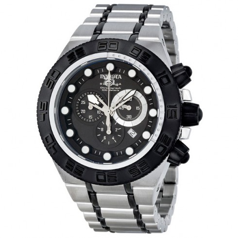 Invicta Subaqua Chronograph Black Dial Quartz Stainless Steel Men's Watch 1940 watches