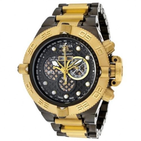 Invicta Subaqua Chronograph Black Dial Two-tone Men's Watch 11586 watches