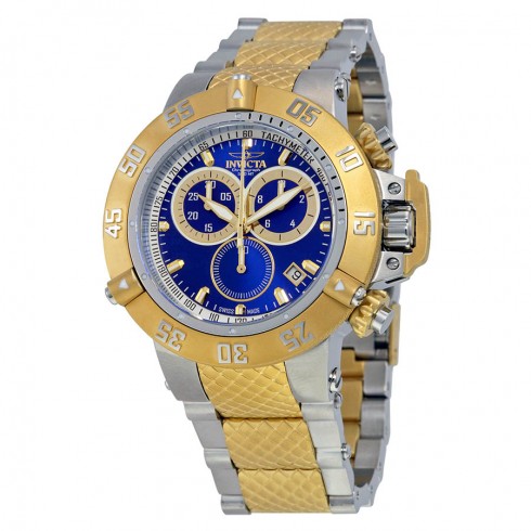 Invicta Subaqua Chronograph Blue and White Dial Two-tone Men's Watch 15946 watches