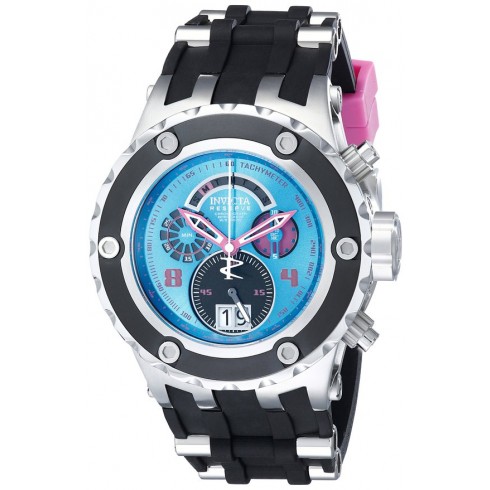 Invicta Subaqua Chronograph Blue Dial Black Silicone Men's Watch 16252 watches