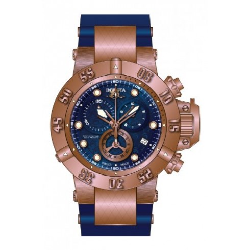 Invicta Subaqua Chronograph Blue Dial Blue Polyurethane Men's Watch 15804 watches