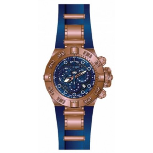 Invicta Subaqua Chronograph Blue Dial Rose Gold-Tone Men's Watch 11799 watches