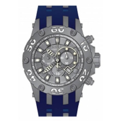 Invicta Subaqua Chronograph Blue Dial Rubber Strap Men's Watch 12085 watches