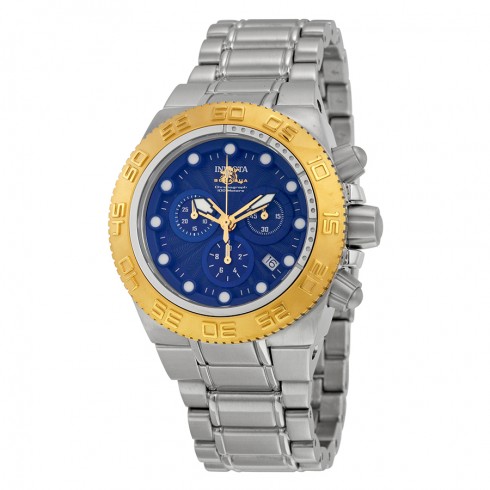 Invicta Subaqua Chronograph Blue Dial Stainless Steel Men's Watch 10853 watches