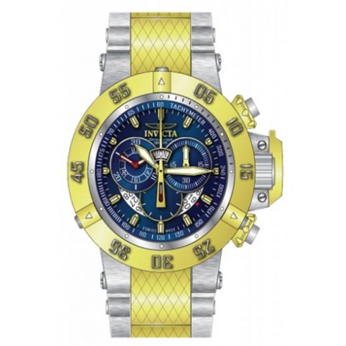 Invicta Subaqua Chronograph Blue Dial Two-tone Stainless Steel Men's Watch 80507 watches