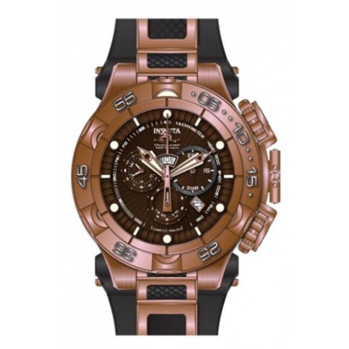 Invicta Subaqua Chronograph Brown Dial Gold-tone Ion Plated Men's Watch 12884 watches