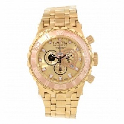Invicta Subaqua Chronograph Champagne Dial 18kt Gold-plated Men's Watch 14032 watches