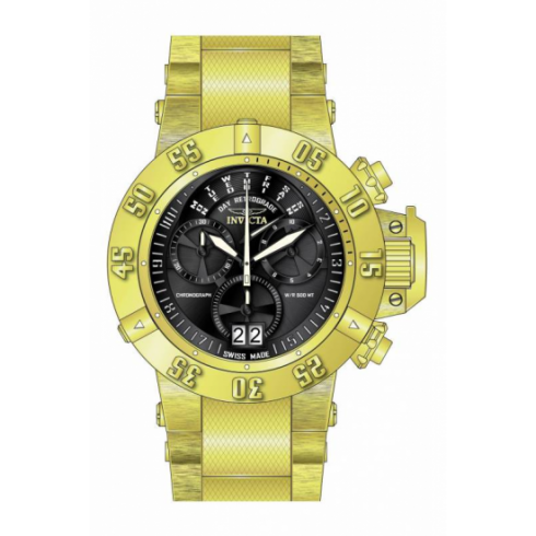 Invicta Subaqua Chronograph Gold Dial Gold-plated Men's Watch 17616 watches
