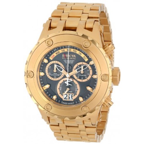 Invicta Subaqua Chronograph Grey Dial 18kt Gold-plated Men's Watch 14470 watches