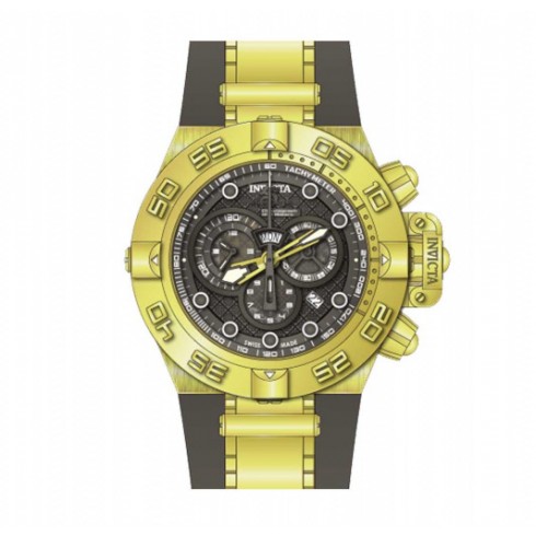 Invicta Subaqua Chronograph Grey Dial Gold-Tone Stainless Steel Men's Watch 11797 watches
