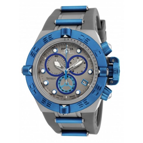 Invicta Subaqua Chronograph Grey Dial Grey Polyurethane Men's Watch 17207 watches