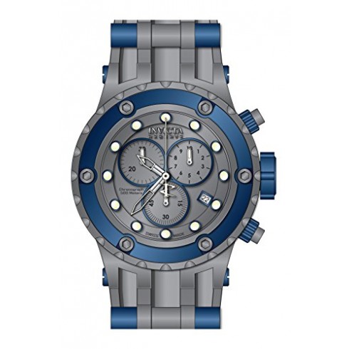 Invicta Subaqua Chronograph Grey Dial Grey Polyurethane Men's Watch 17215 watches