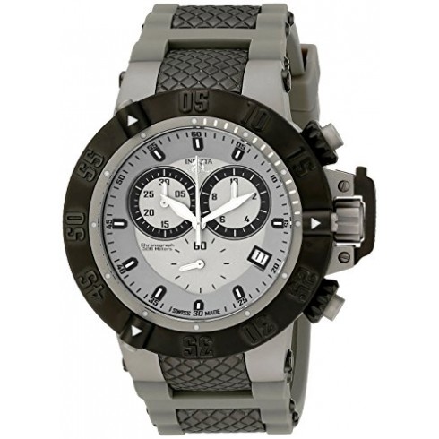 Replica Invicta Subaqua Chronograph Grey Dial Grey Silicone Men's Watch 17214 Watch