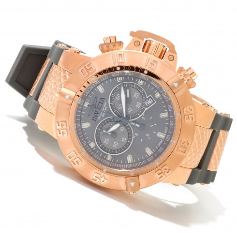 Invicta Subaqua Chronograph Grey Dial Rose Gold-tone Men's Watch 11830 watches