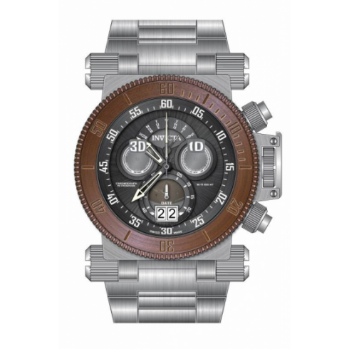 Invicta Subaqua Chronograph Gunmetal Dial Stainless Steel Men's Watch 17618 watches