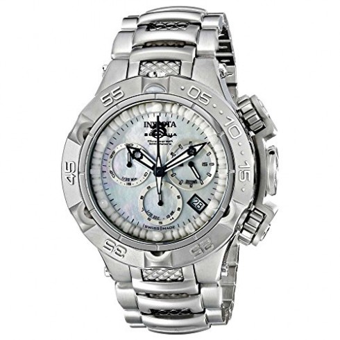 Invicta Subaqua Chronograph Mother of Pearl Dial Stainless Steel Ladies Watch 17219 watches