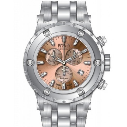 Invicta Subaqua Chronograph Rose Dial Stainless Steel Men's Watch 80519 watches
