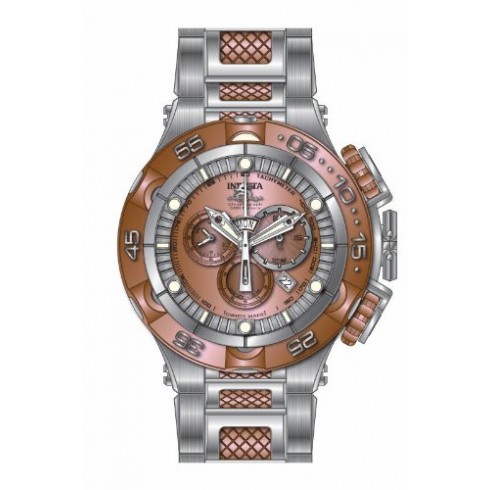 Invicta Subaqua Chronograph Rose Dial Two-tone Men's Watch 15914 watches