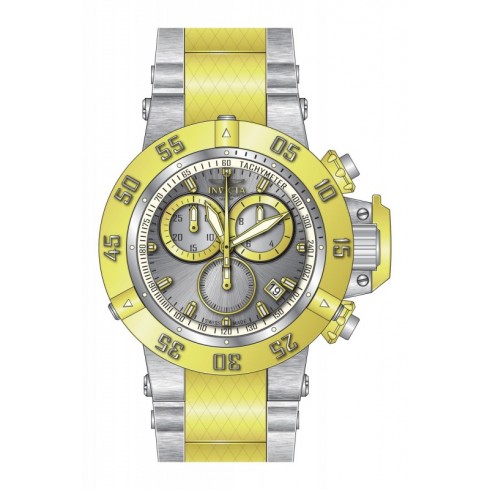 Invicta Subaqua Chronograph Silver and White Dial Two-tone Men's Watch 15947 watches