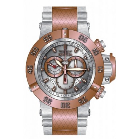 Invicta Subaqua Chronograph Silver Dial Two-tone Men's Watch 80506 watches