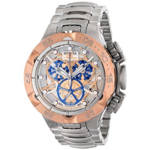 Invicta Subaqua Chronograph Silver Skeleton Dial Stainless Steel Men's Watch 12905 watches